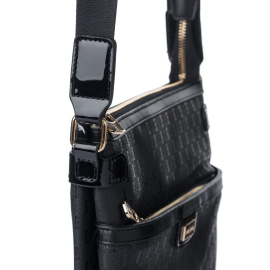 Czarna Torebka Listonoszka FEMESTAGE