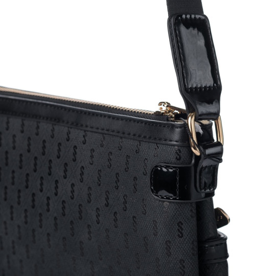 Czarna Torebka Listonoszka FEMESTAGE