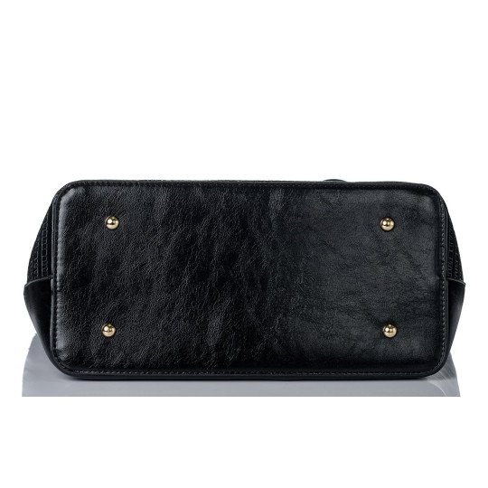 Shopper z drobnym wzorem z logo MONNARI