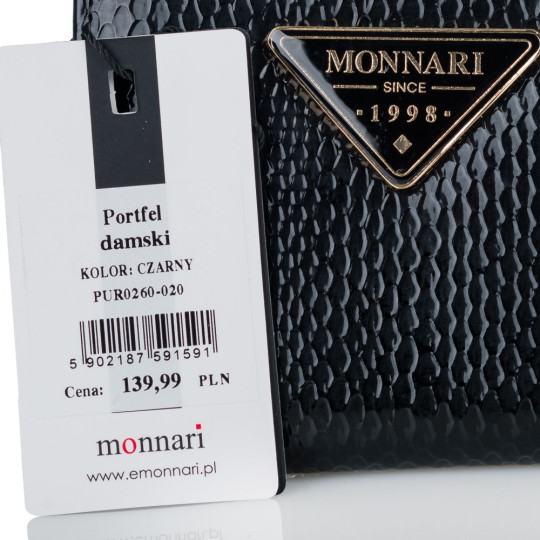 Klasyczny portfel damski MONNARI