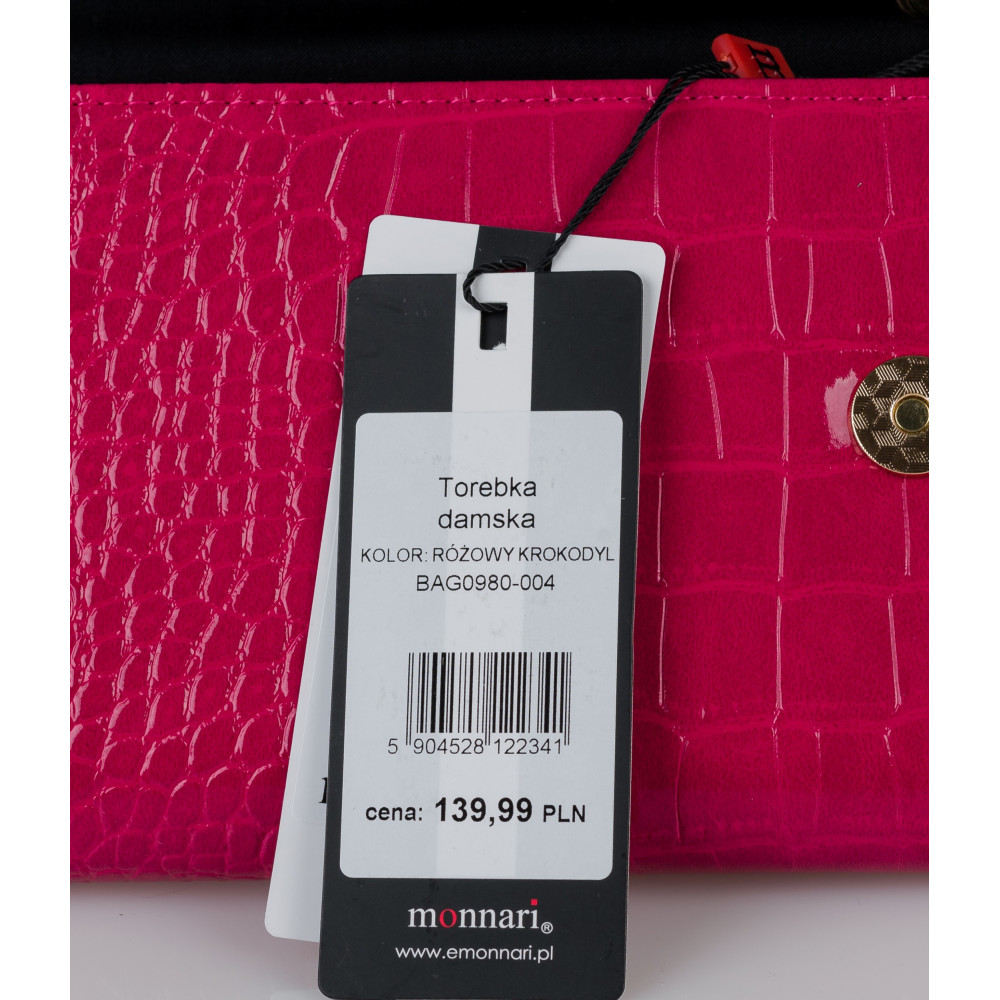 Lakierowana kopertówka damska MONNARI