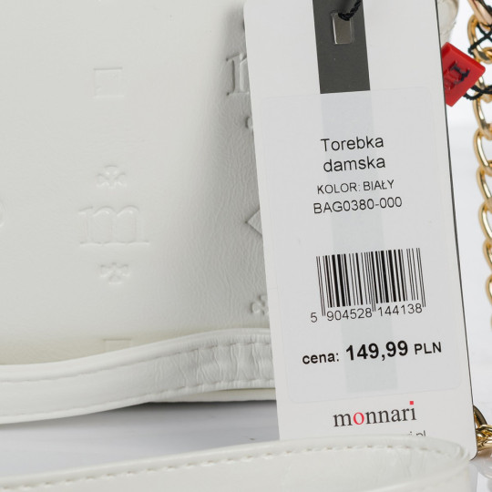 PIKOWANA LISTONOSZKA BIAŁA MONNARI