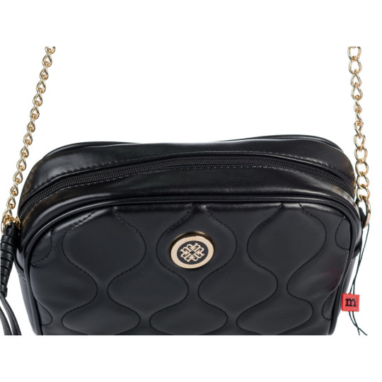 CZARNA PIKOWANA LISTONOSZKA MONNARI