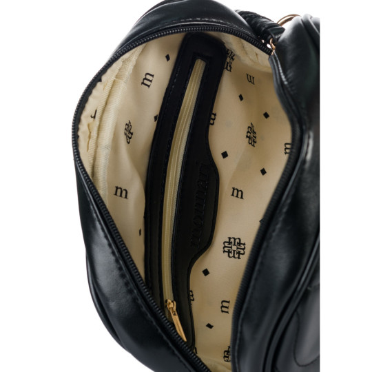 CZARNA PIKOWANA LISTONOSZKA MONNARI