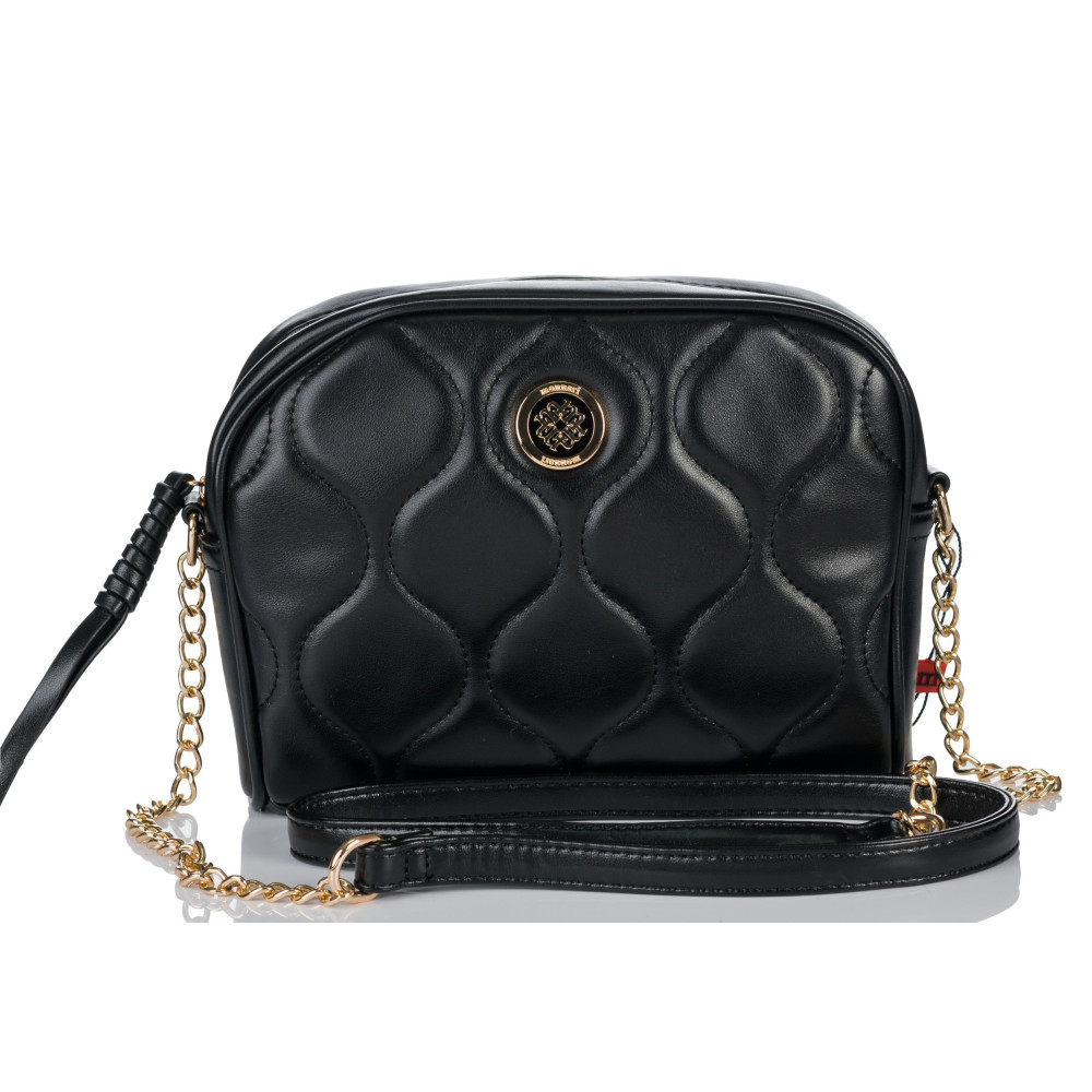 CZARNA PIKOWANA LISTONOSZKA MONNARI