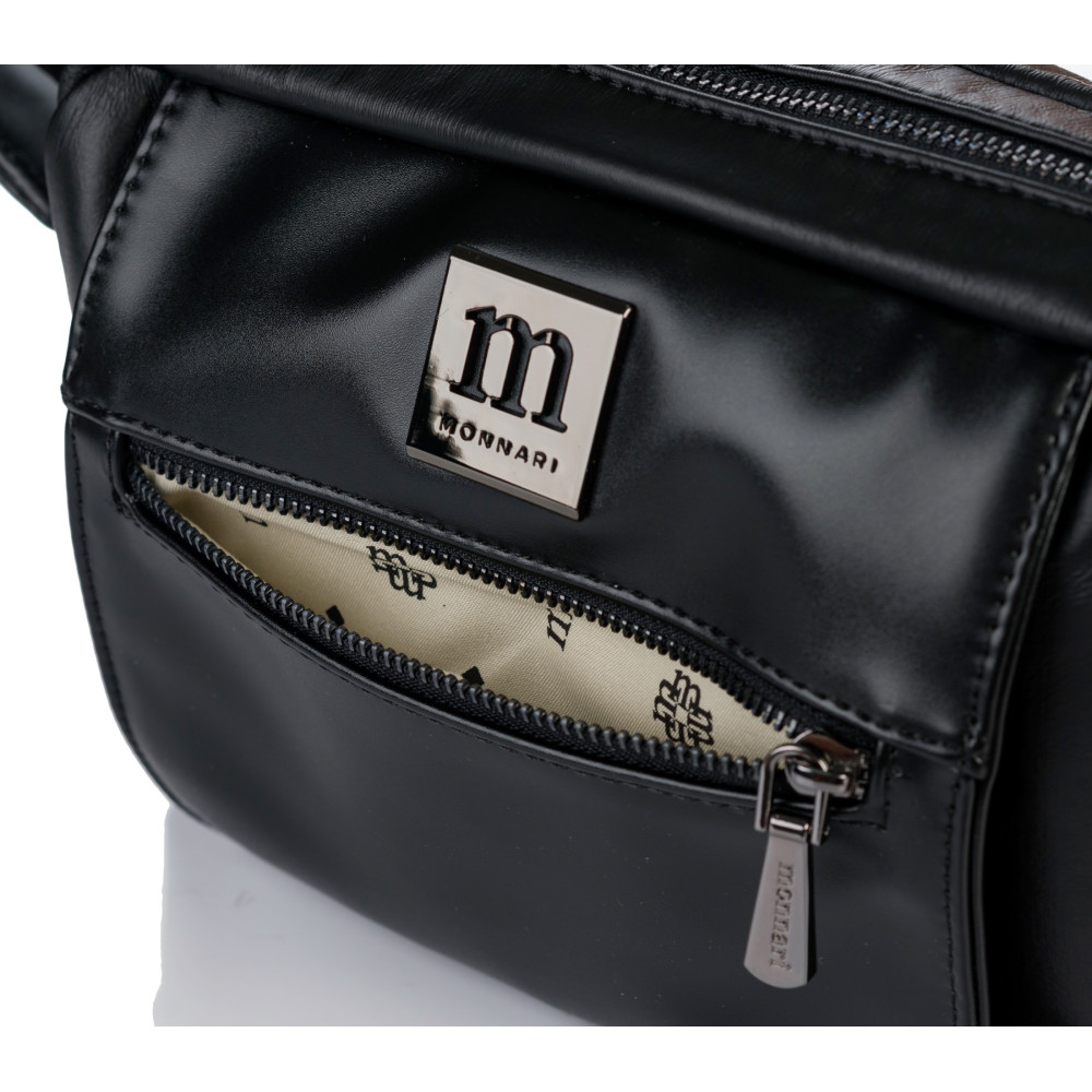 CZARNA LISTONOSZKA NA PASKU MONNARI