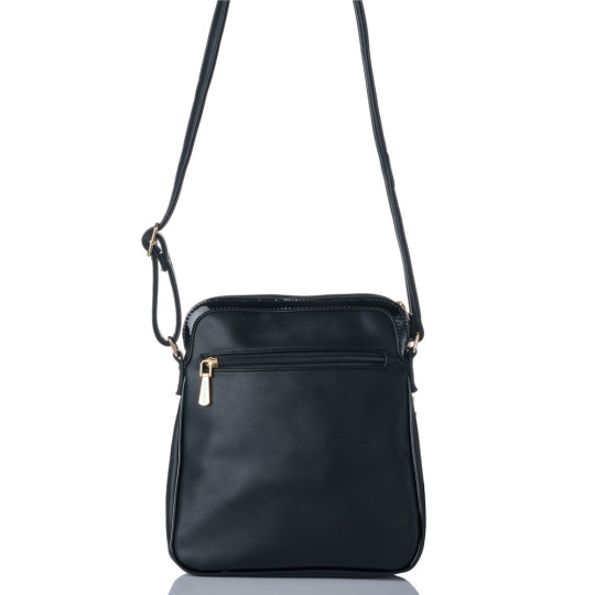 TORBA LISTONOSZKA Z TŁOCZONĄ KIESZONKĄ MONNARI