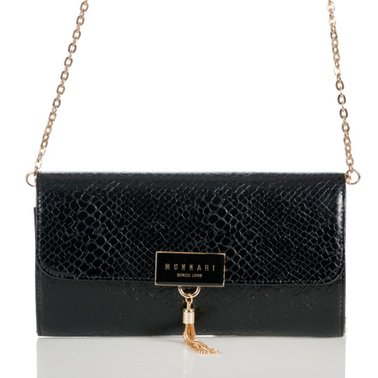 Czarna kopertówka damska MONNARI