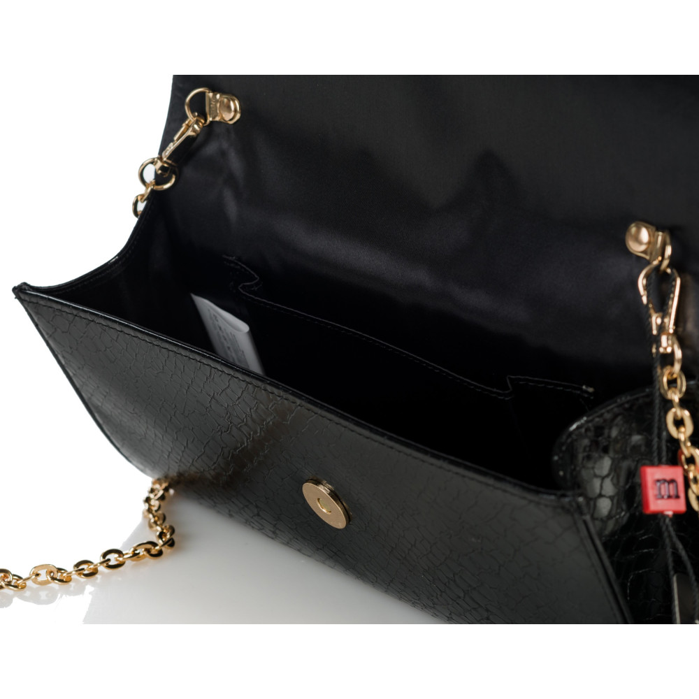 Czarna kopertówka damska MONNARI