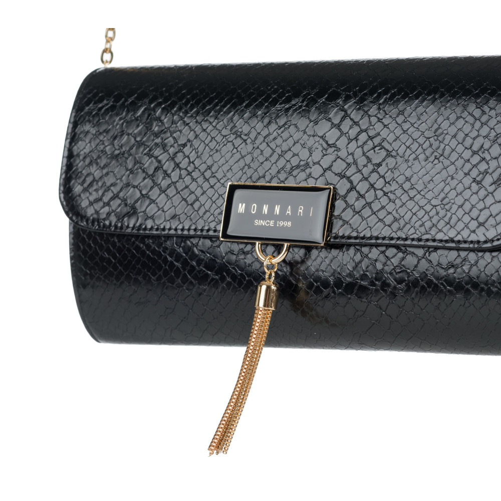 Czarna kopertówka damska MONNARI