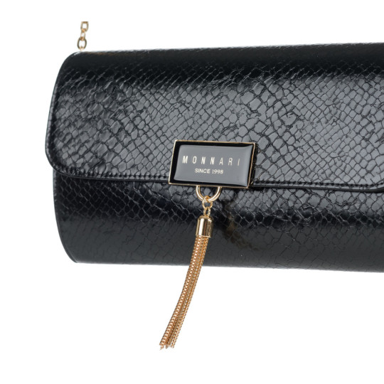 Czarna kopertówka damska MONNARI