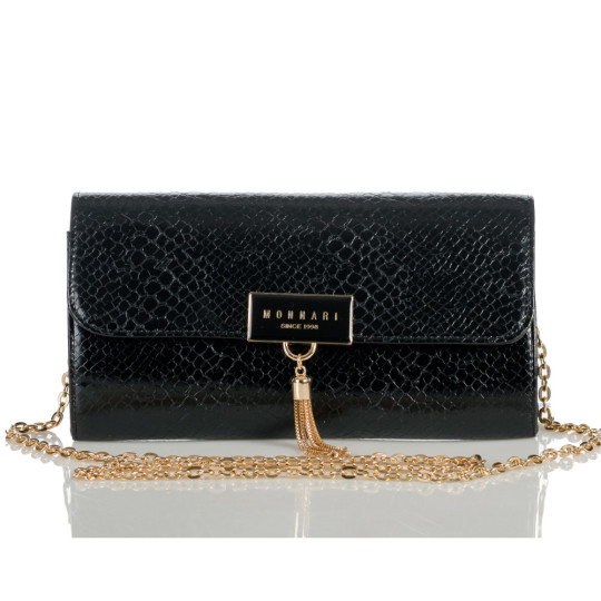 Czarna kopertówka damska MONNARI