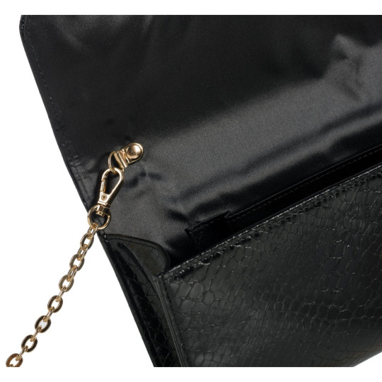 Czarna kopertówka damska MONNARI