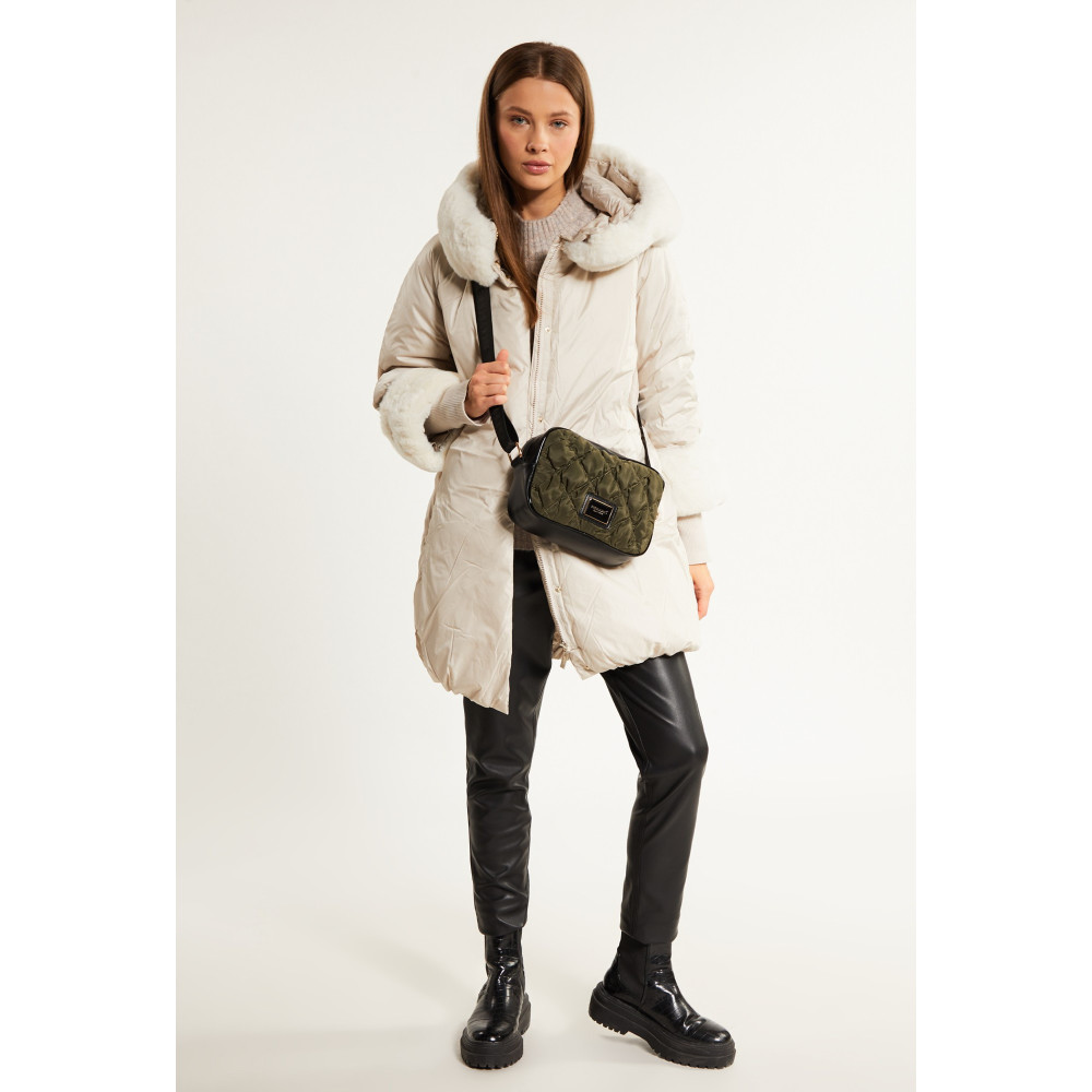 Pikowana torebka Khaki MONNARI