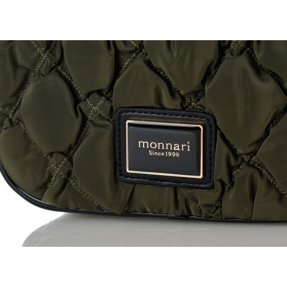 Pikowana torebka Khaki MONNARI