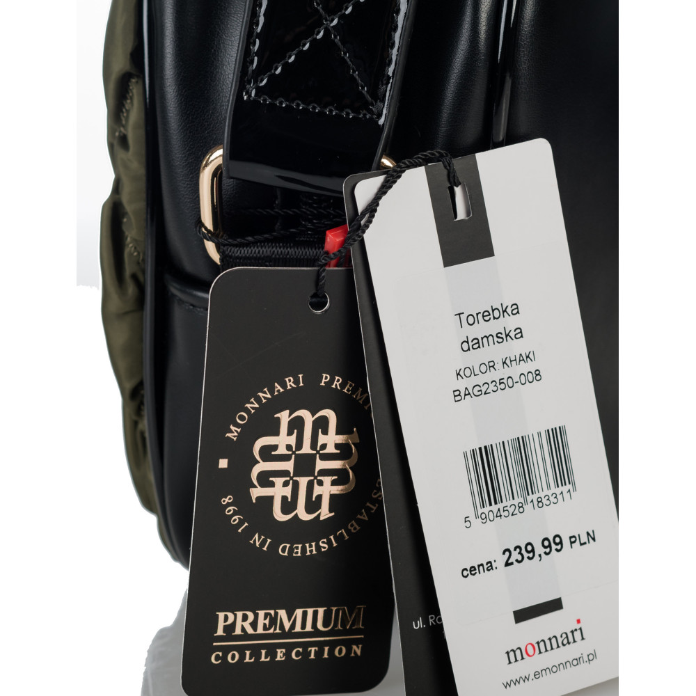 Pikowana torebka Khaki MONNARI