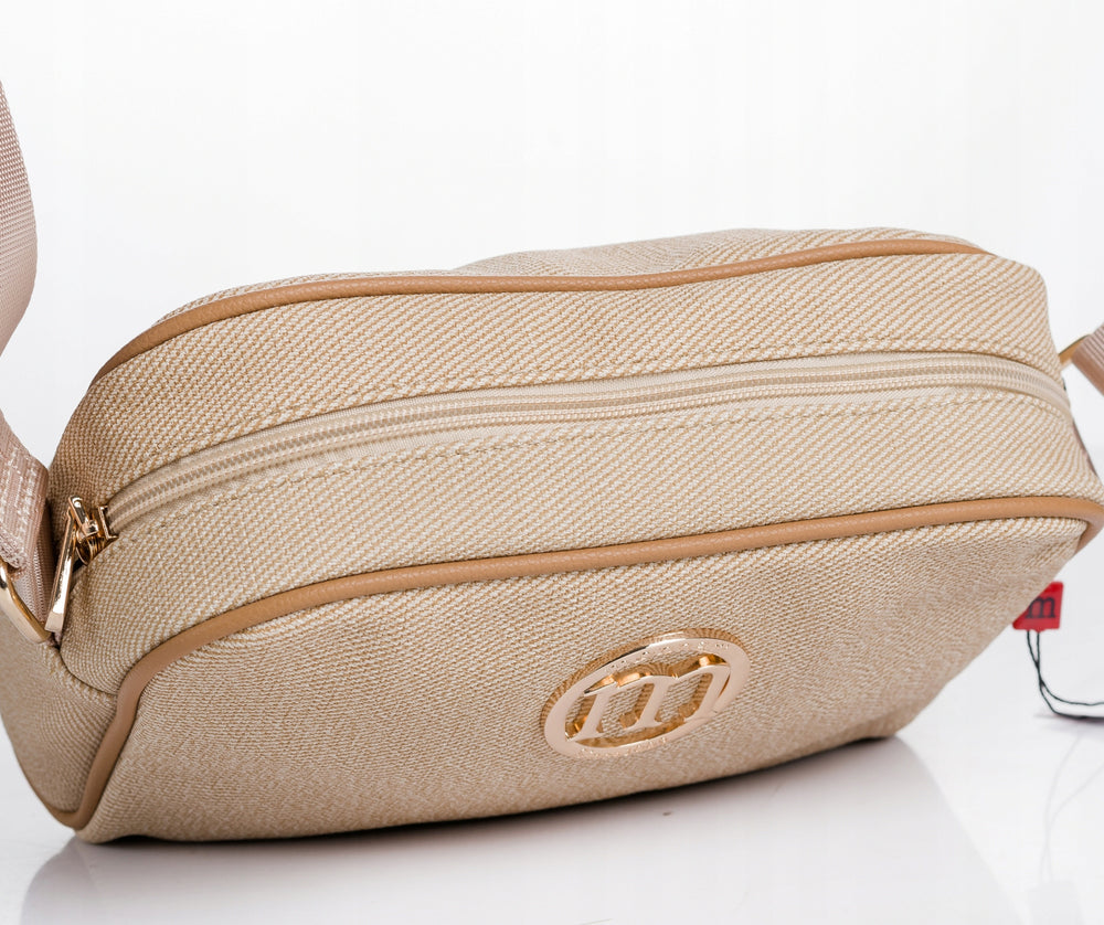 Listonoszka crossbody damska Monnari elegancka – beżowa