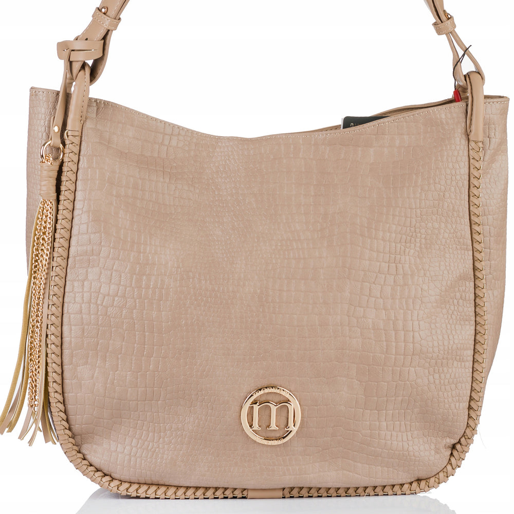 Torebka shopper Monnari z ekoskóry – beżowa