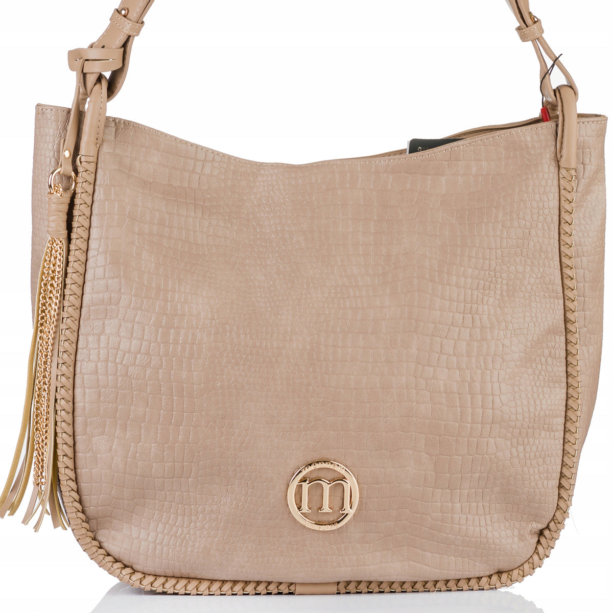Torebka shopper Monnari z ekoskóry – beżowa
