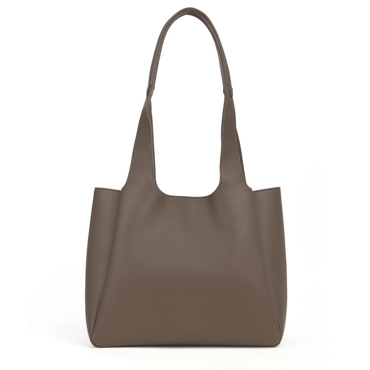 Klasyczna torebka shopper Monnari duża – czekoladowa