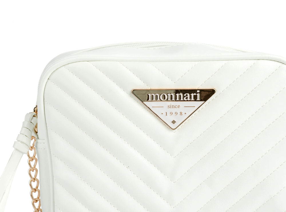Listonoszka crossbody damska Monnari elegancka – biała