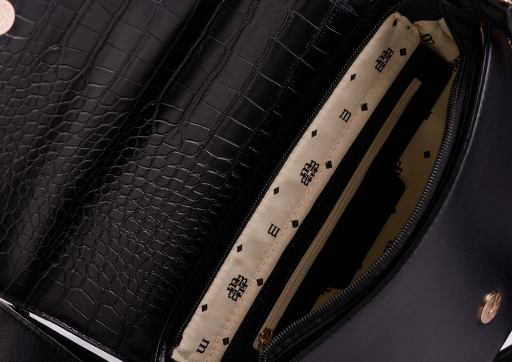 Listonoszka łódka crossbody Monnari – czarna