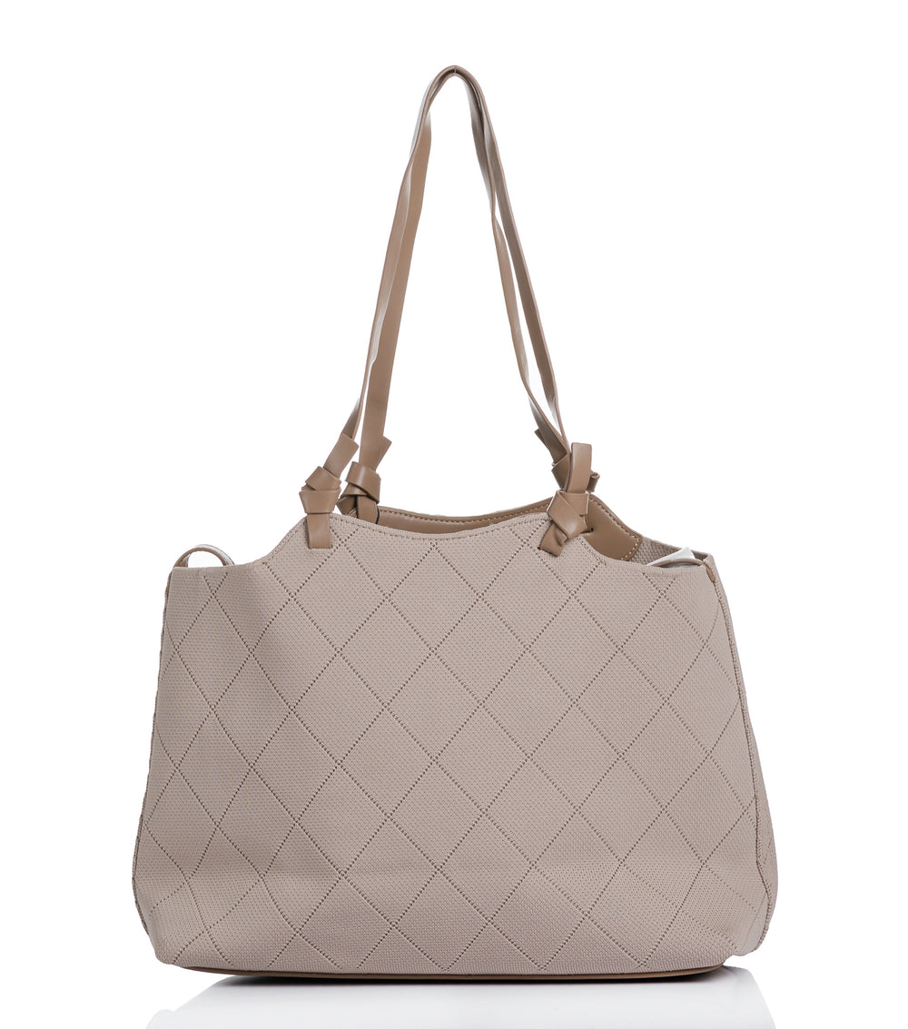 Torebka shopper z listonoszką 2w1 Monnari – beżowa