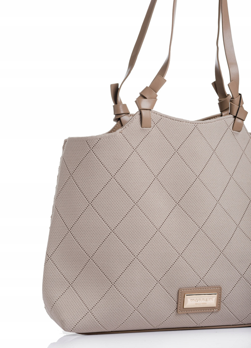 Torebka shopper z listonoszką 2w1 Monnari – beżowa