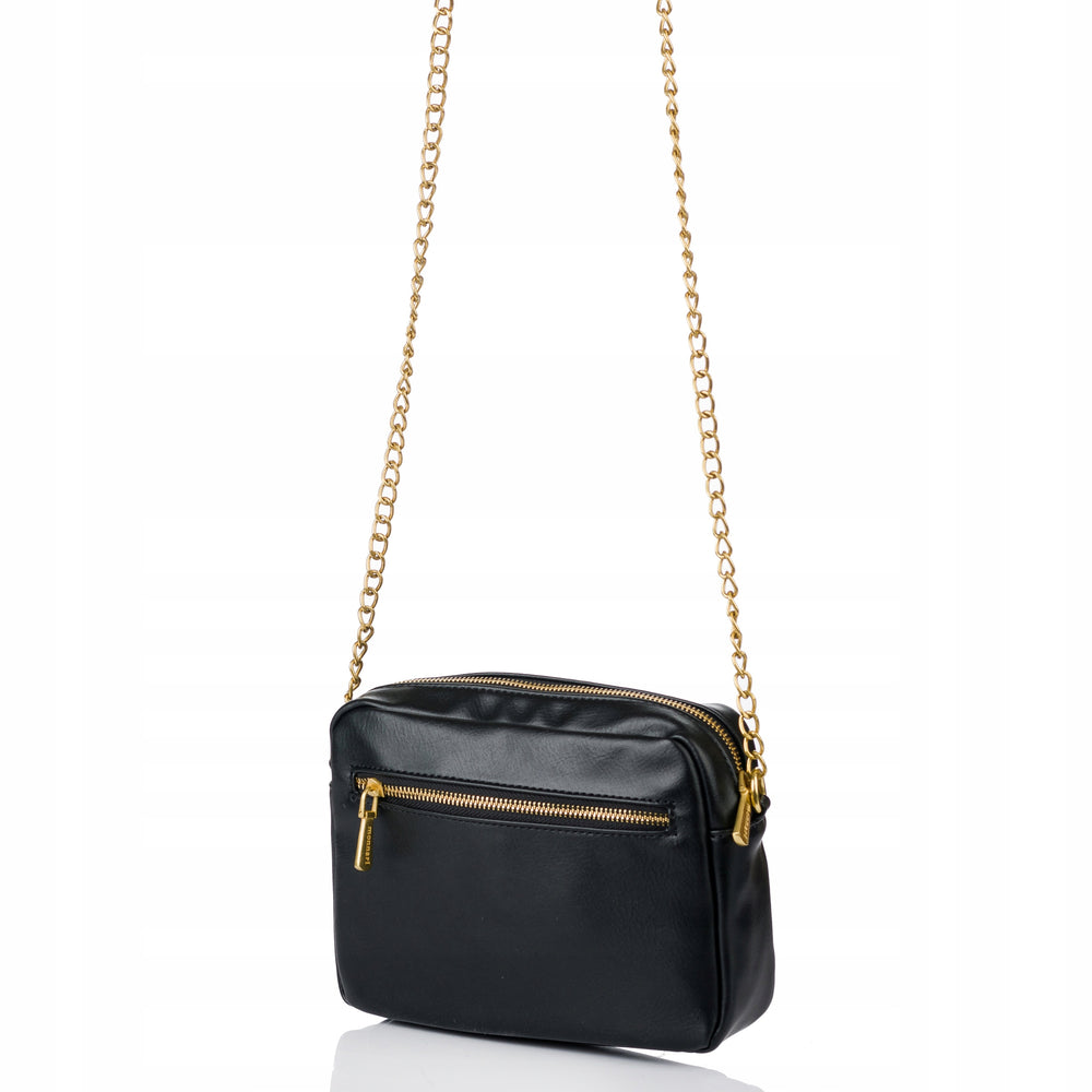 Listonoszka crossbody Monnari z łańcuszkiem – złota