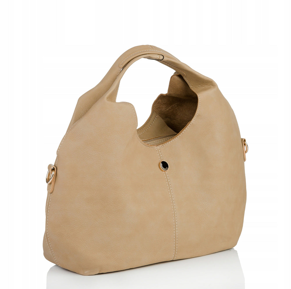 Torebka shopper z listonoszką 2w1 Monnari – beżowa