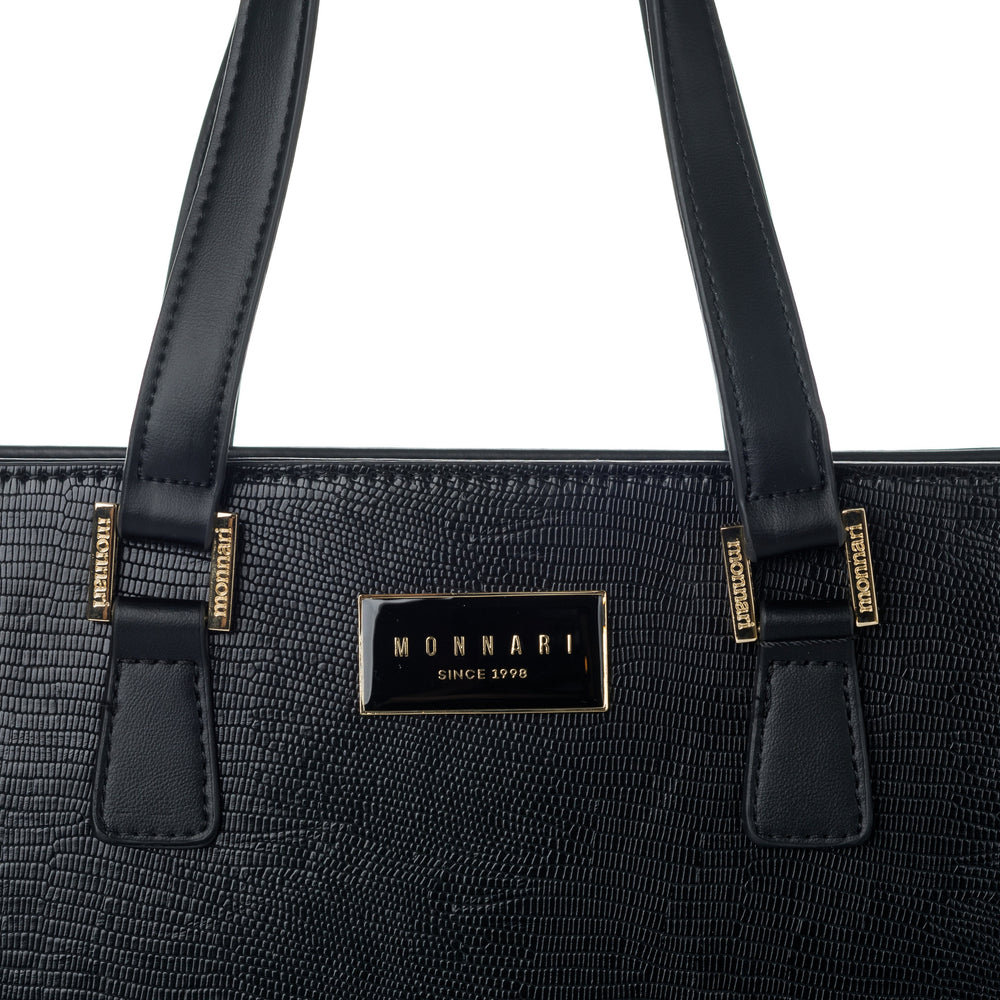 Torba wizytowa damska Monnari elegancka – czarna