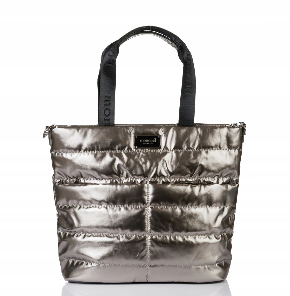 Torba shopper damska Monnari duża – metaliczna