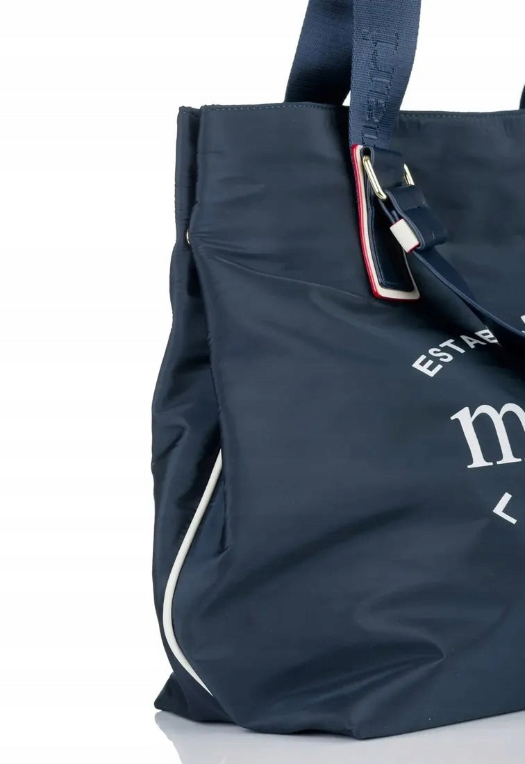 Torebka shopper Monnari z ekoskóry – niebieska