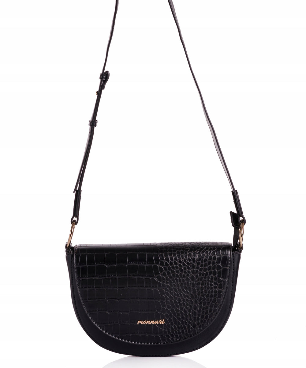 Listonoszka łódka crossbody Monnari – czarna