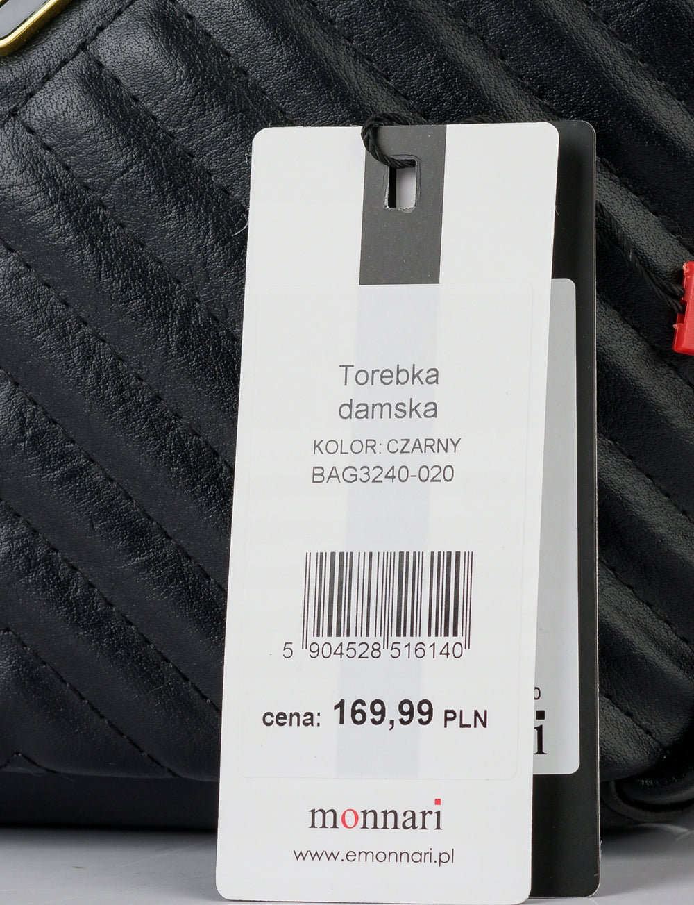 Listonoszka crossbody Monnari z łańcuszkiem – złota
