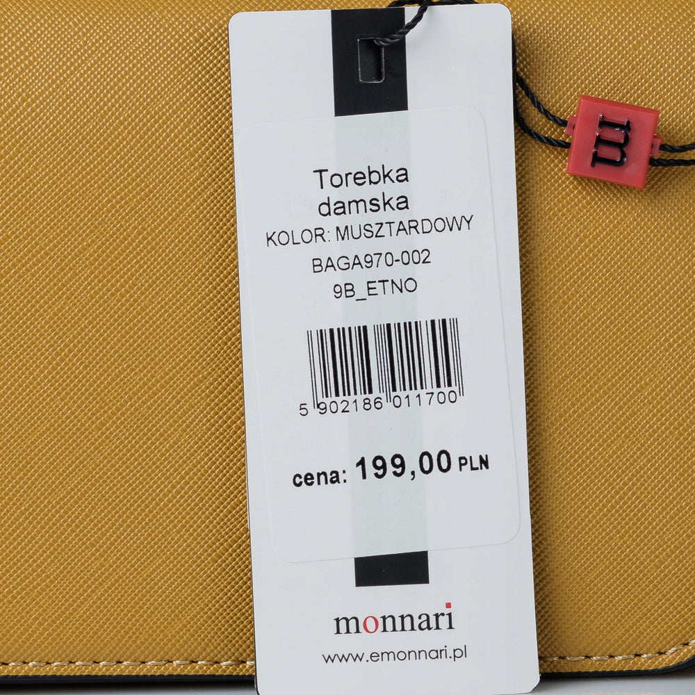 Kuferek listonoszka Monnari elegancki, dwukomorowy