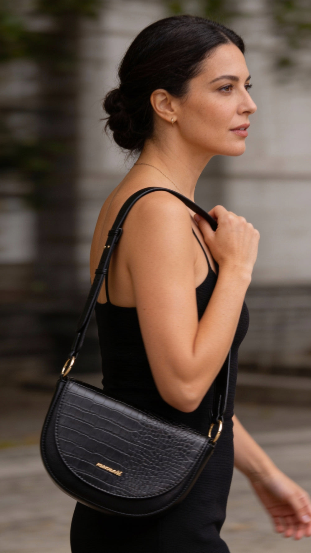 Listonoszka łódka crossbody Monnari – czarna