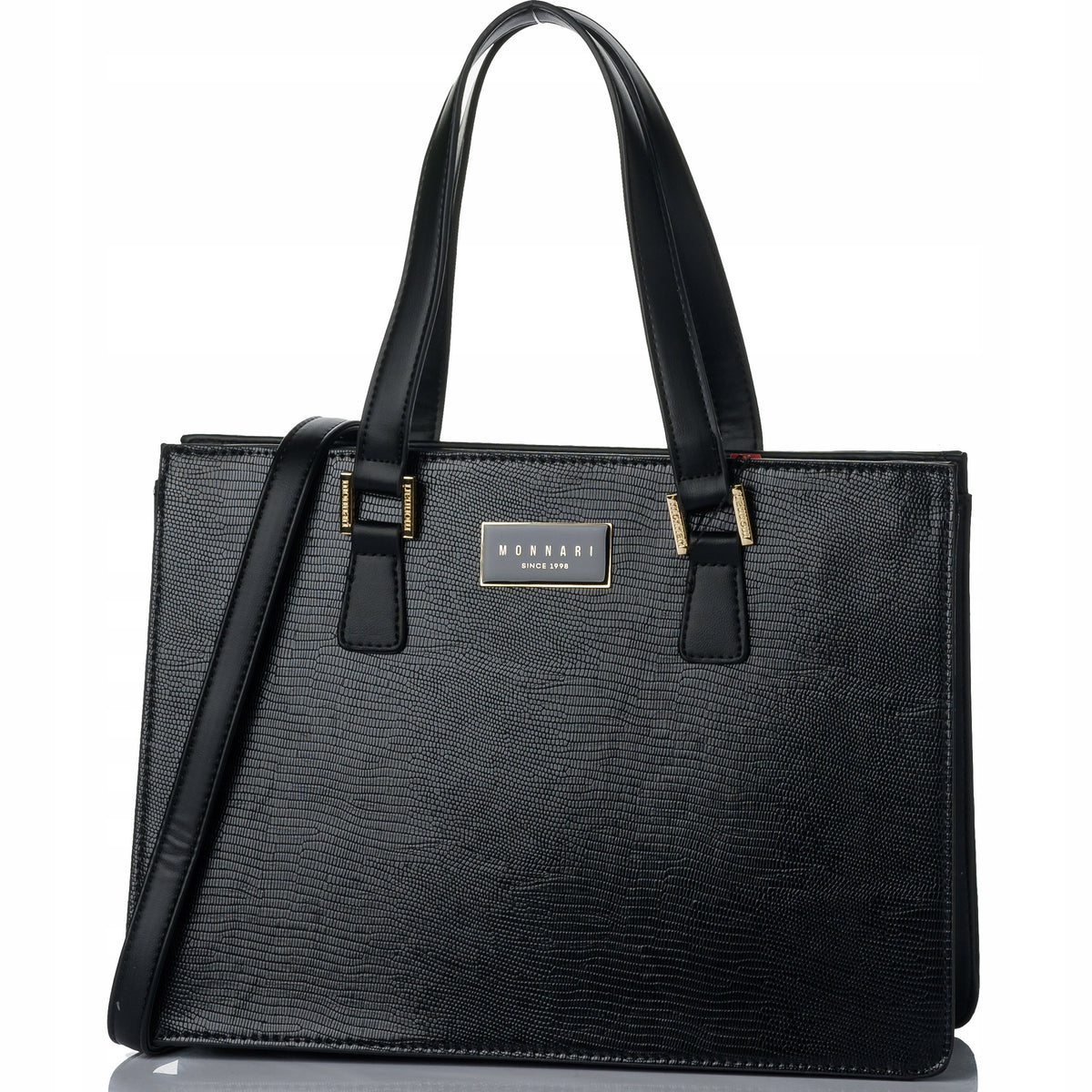 Torba wizytowa damska Monnari elegancka – czarna