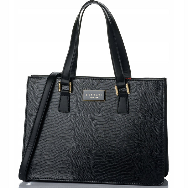 Torba wizytowa damska Monnari elegancka – czarna