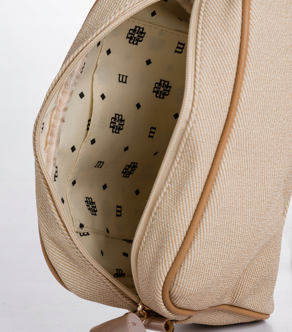 Listonoszka crossbody damska Monnari elegancka – beżowa
