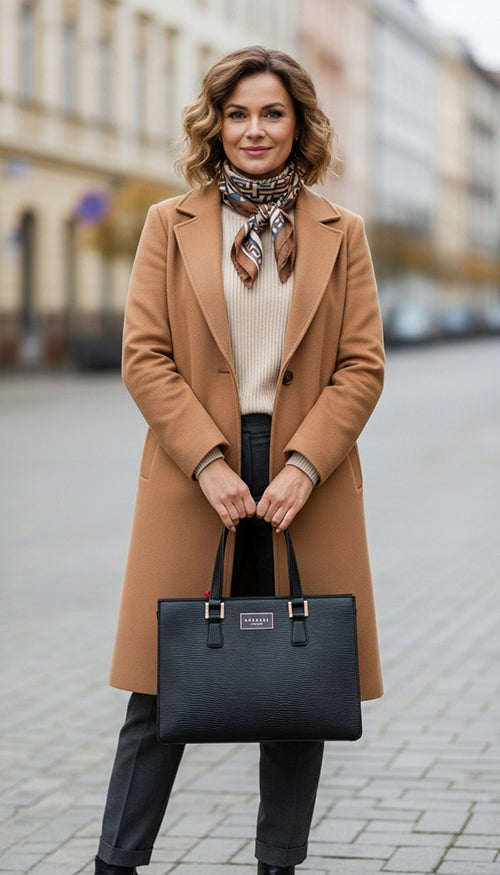 Torba wizytowa damska Monnari elegancka – czarna