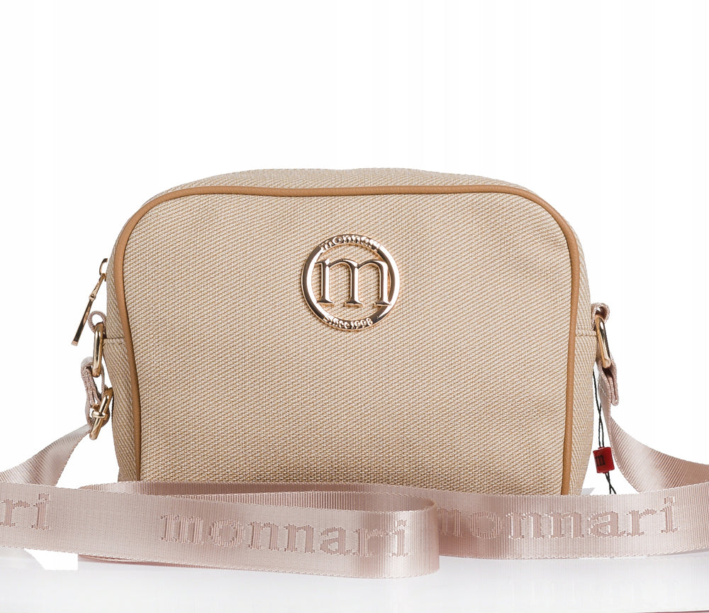 Listonoszka crossbody damska Monnari elegancka – beżowa