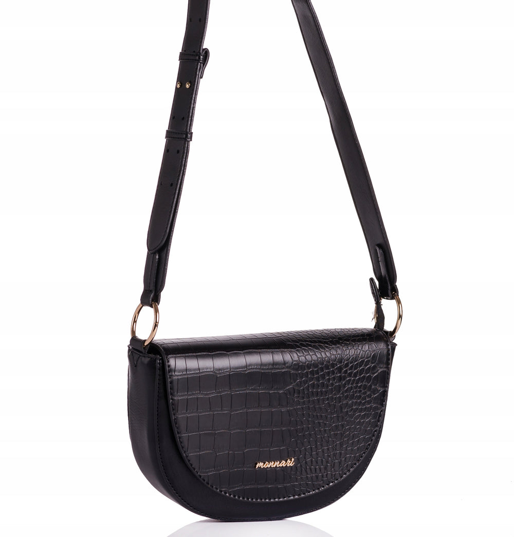 Listonoszka łódka crossbody Monnari – czarna