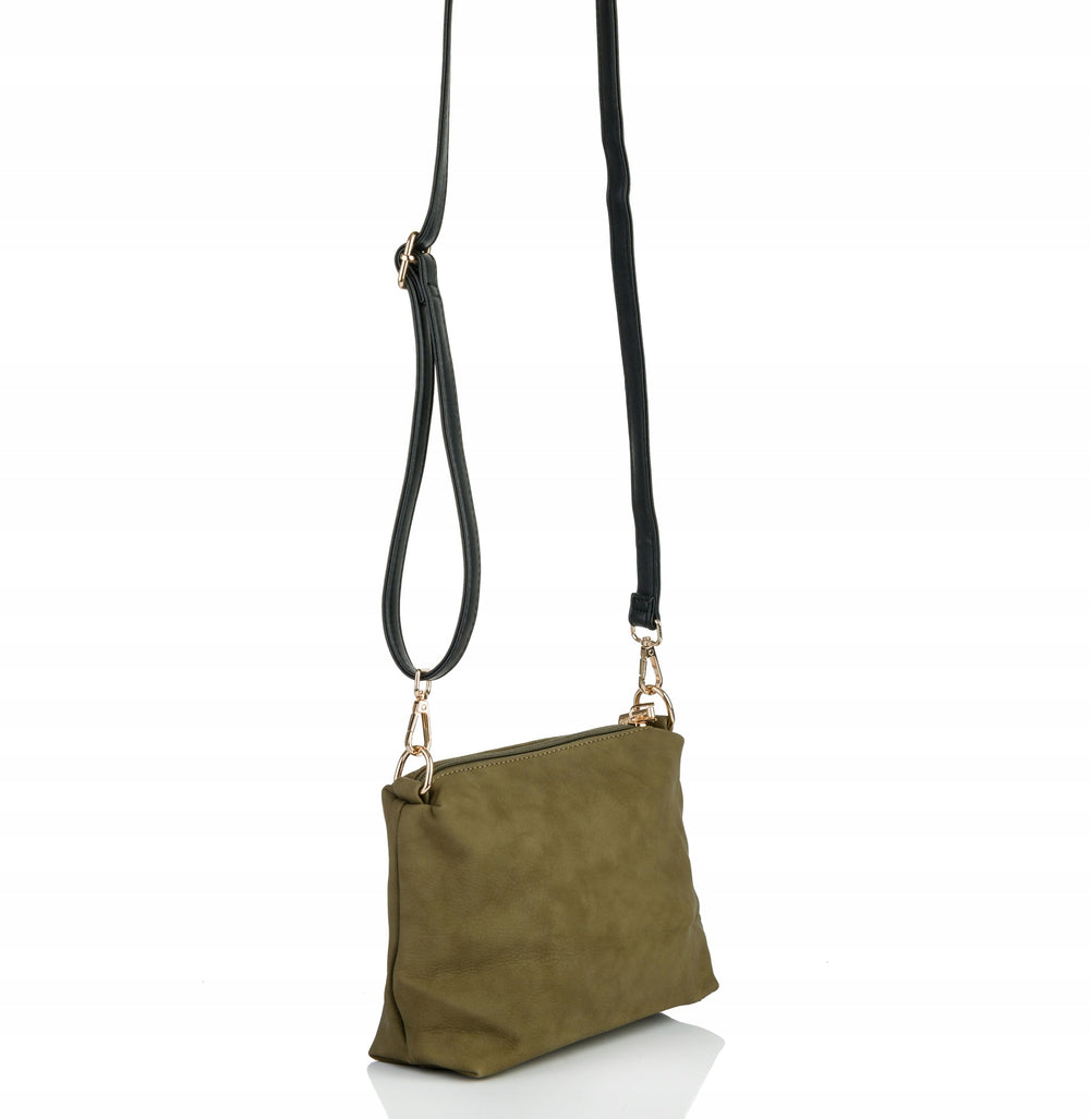 Torebka shopper z listonoszką 2w1 Monnari – zielona
