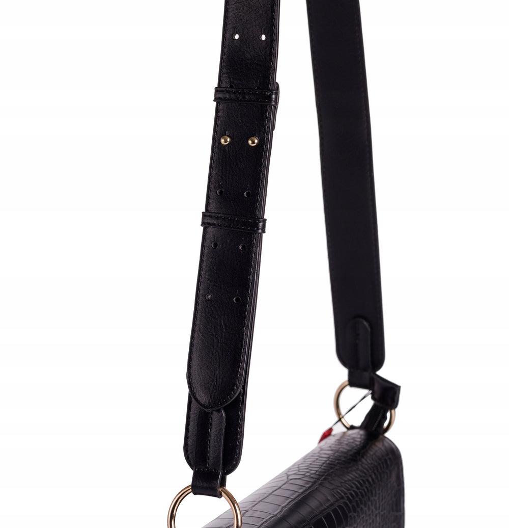 Listonoszka łódka crossbody Monnari – czarna