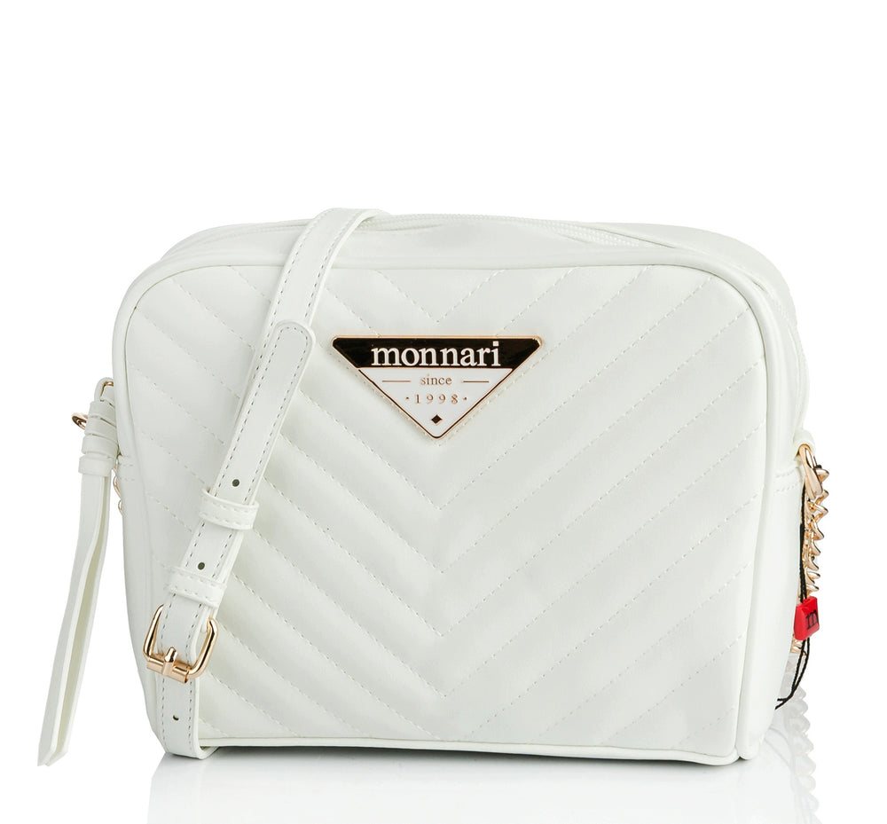Listonoszka crossbody damska Monnari elegancka – biała