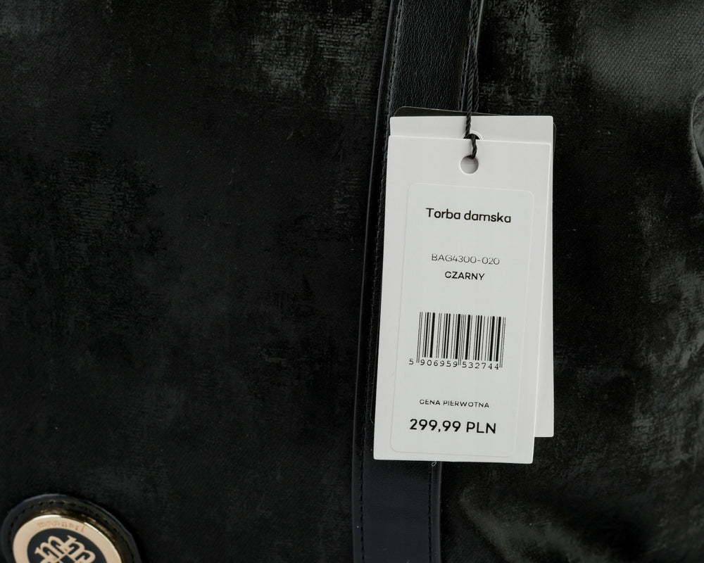 Shopperka sportowa damska Monnari duża, miejska – czarna