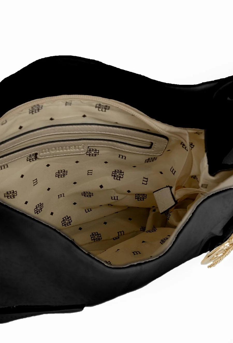 Torebka shopper Monnari z przywieszką – czarna
