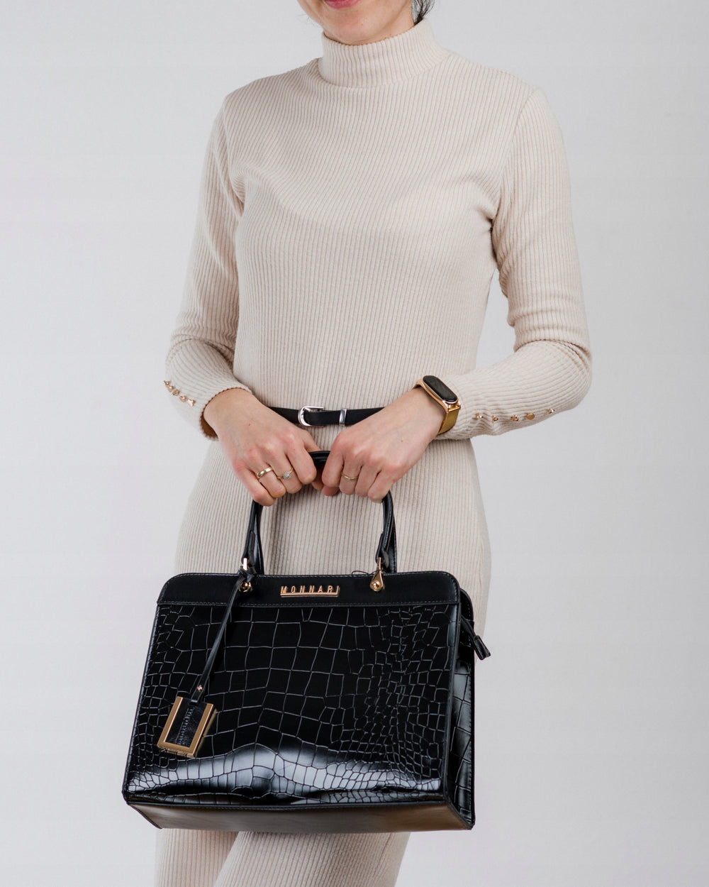 Torba aktówka damska Monnari elegancka, miejska