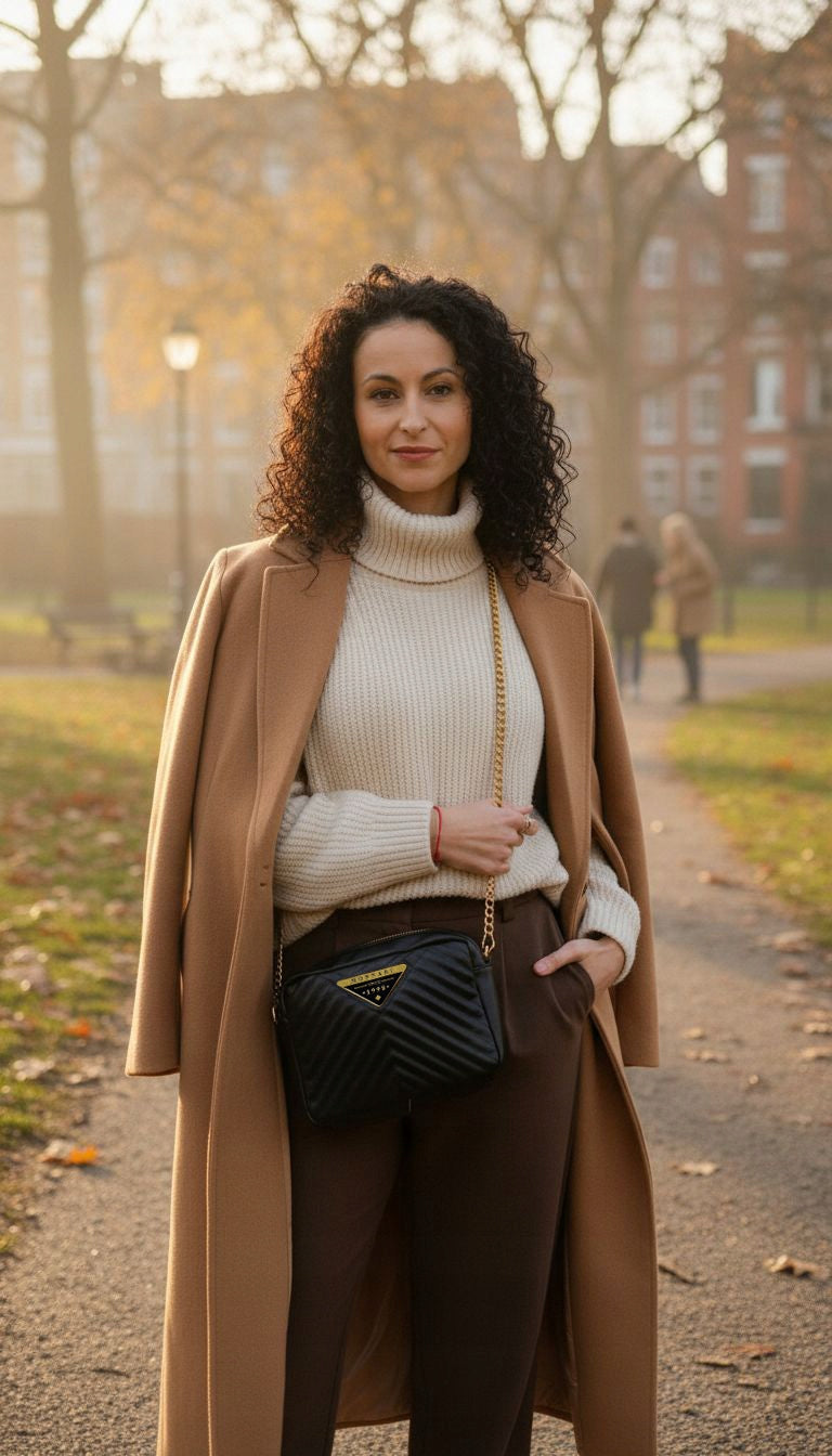 Listonoszka crossbody Monnari z łańcuszkiem – złota